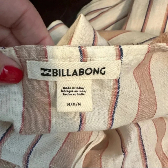 Billabong Sandy Toes Cotton Flax Jumpsuit - Picture 10 of 13